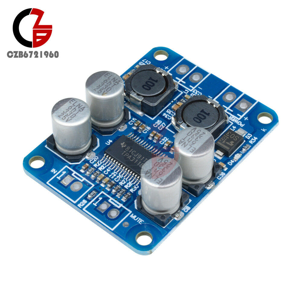 TPA3118 BTL 60W Mono Digital Audio Power Amplifier Board Module DC 12V-24V