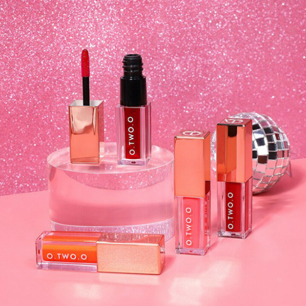 Smooth Makeup Liquid Lipstick Velvet Light Long Lasting Lip Gloss Rose Red