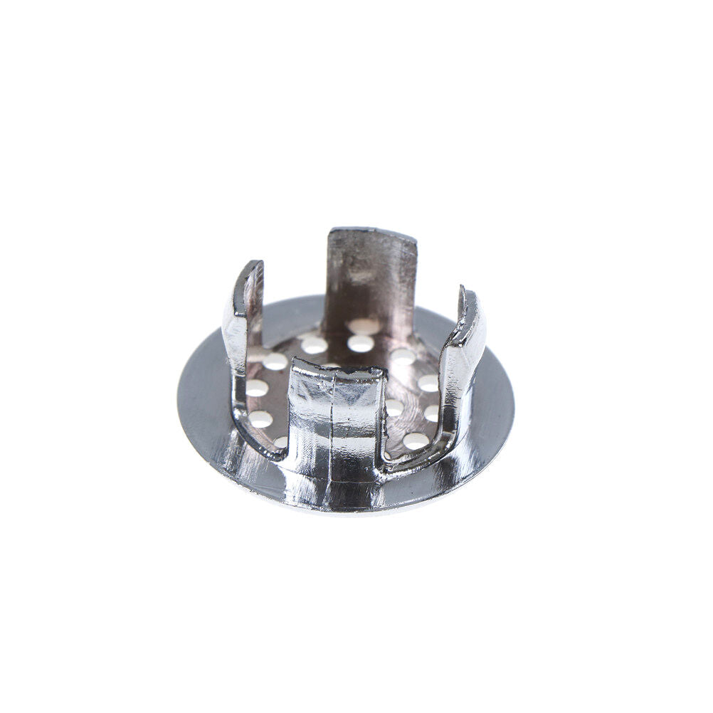 9x Round Ring Overflow Cover Plug Sink Filter Bathroom Basin Sink Drain BaY XC