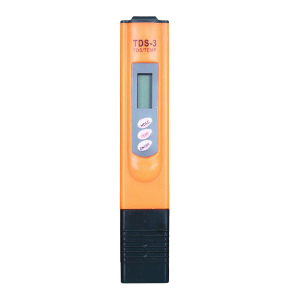 Precise TDS Meter Digital Water Tester for Hydroponics, Aquariums Orange