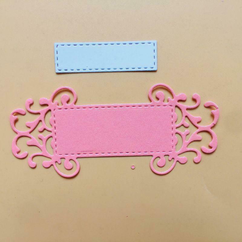 Flower Frame Metal Cutting Dies Stencil Scrapbooking DIY Album Stamp Paper Card
