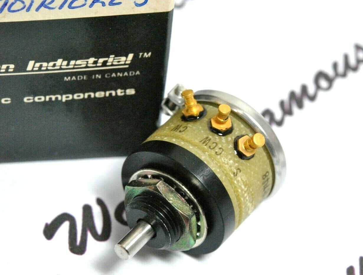 1pcs - Beckman Helipot 5101-R10K-L.5 10K Potentiometer MADE IN CANADA