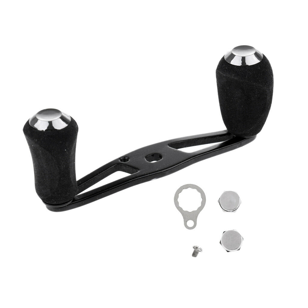 Metal Fishing Reel Handle EVA Knob for Baitcasting Reel with Mounting Kit