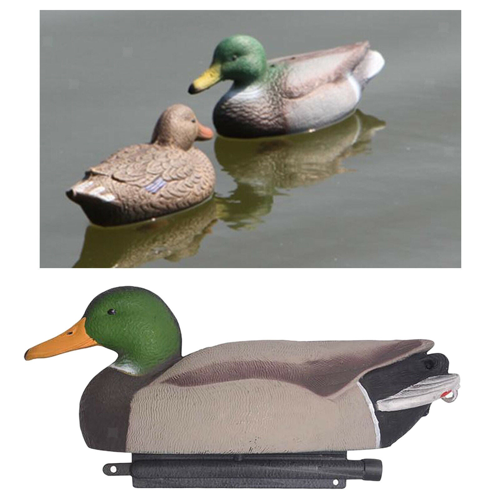 Hunting Floating Drake Duck Decoy Hunting Shooting Mallard Decoy Wind Motion
