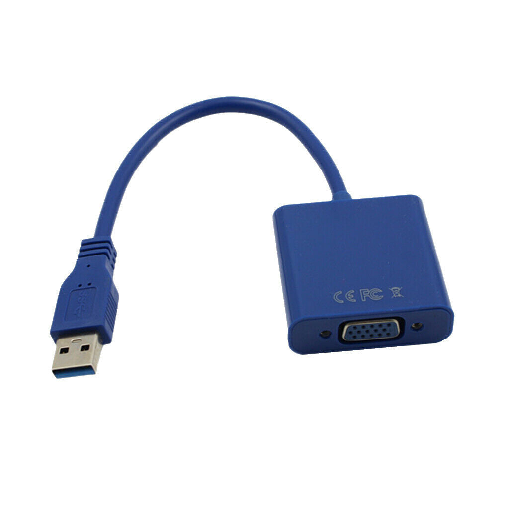 1080P USB 3.0 to VGA Display External Video Graphics Adapter Cord For Win7#2