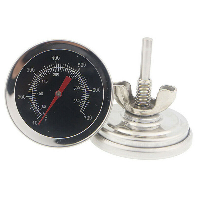 Stainless Steel Oven Thermometers BBQ Bimetallic Dual Gage 700 Degree Coo.l8