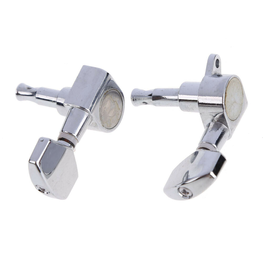 6pcs Chrome Guitar String Tuning Pegs Tuners Machine Heads Acoustic Electric