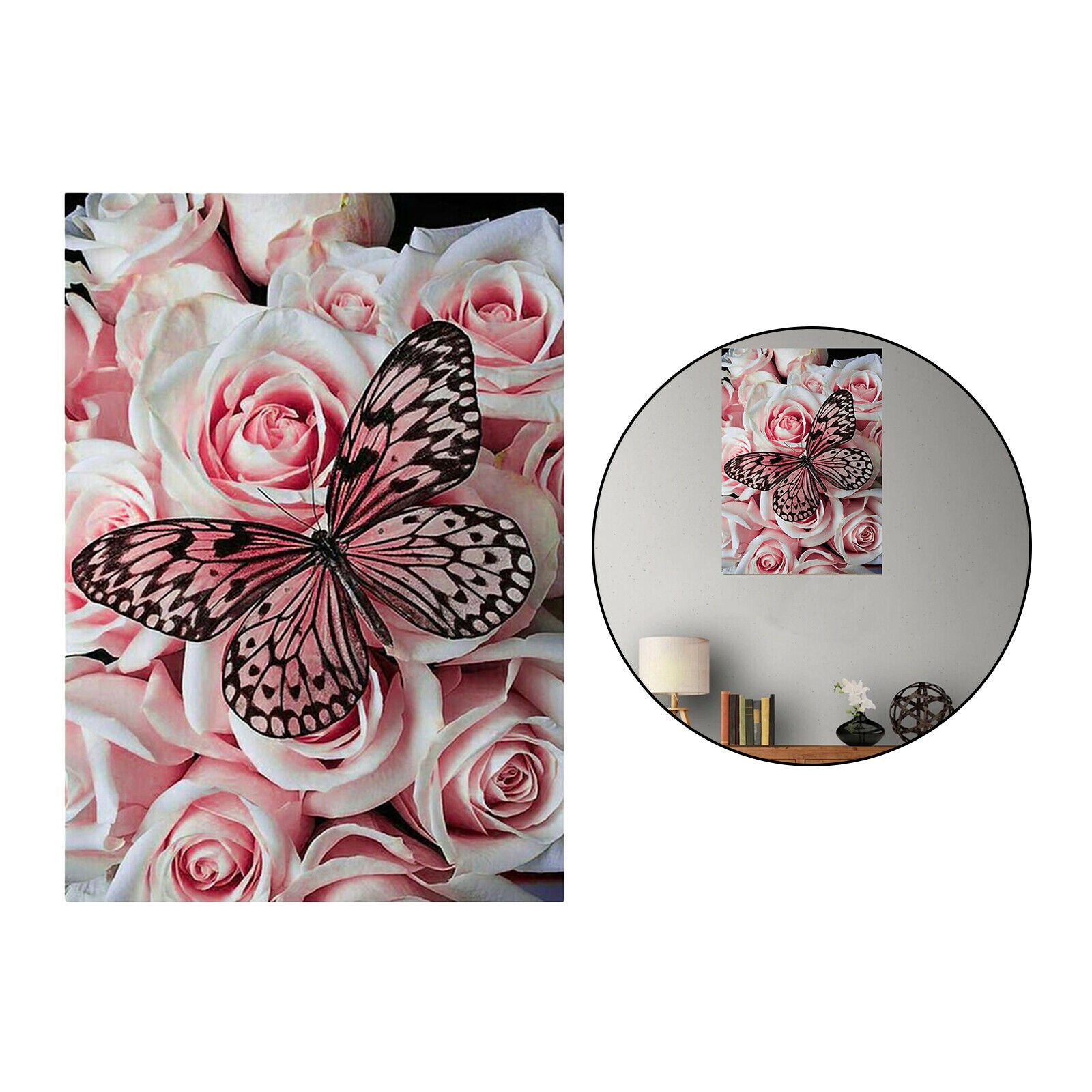 DIY 5D Diamond Painting Butterfly Full Drill Picture Supplies 11.8x15.8 inch