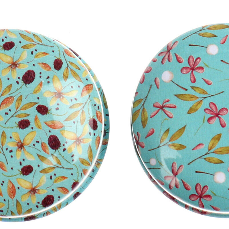 1X Elegant Flower Tin Box DIY Jar Balm Round Empty Iron Box Lipstick Stor.l8