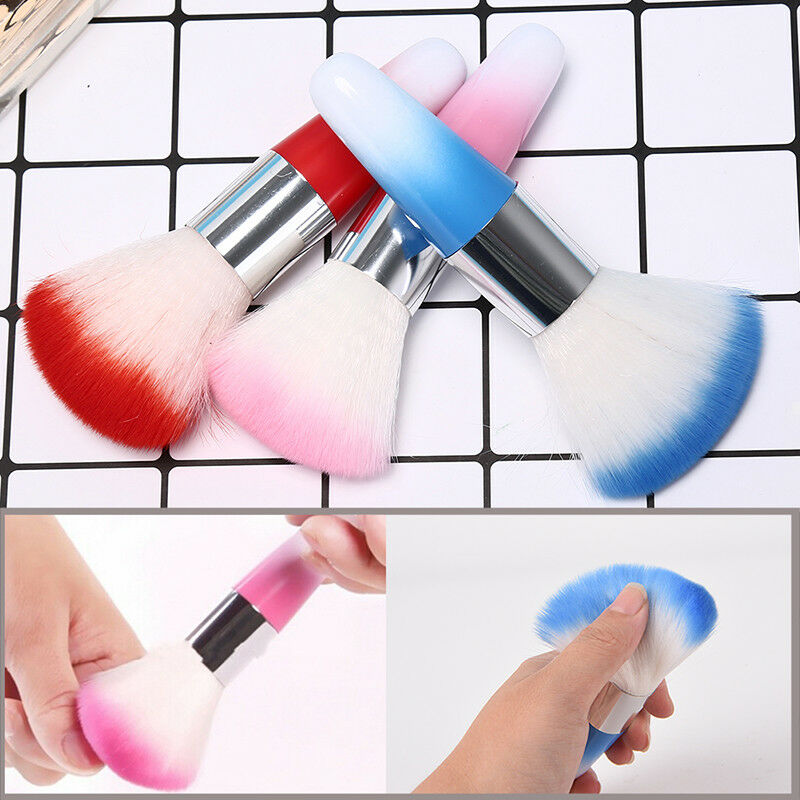 Colorful Nail Brush Remove Dust   For Nail Art Dust Cleaner Nail Brush&SJCAUJ Tt