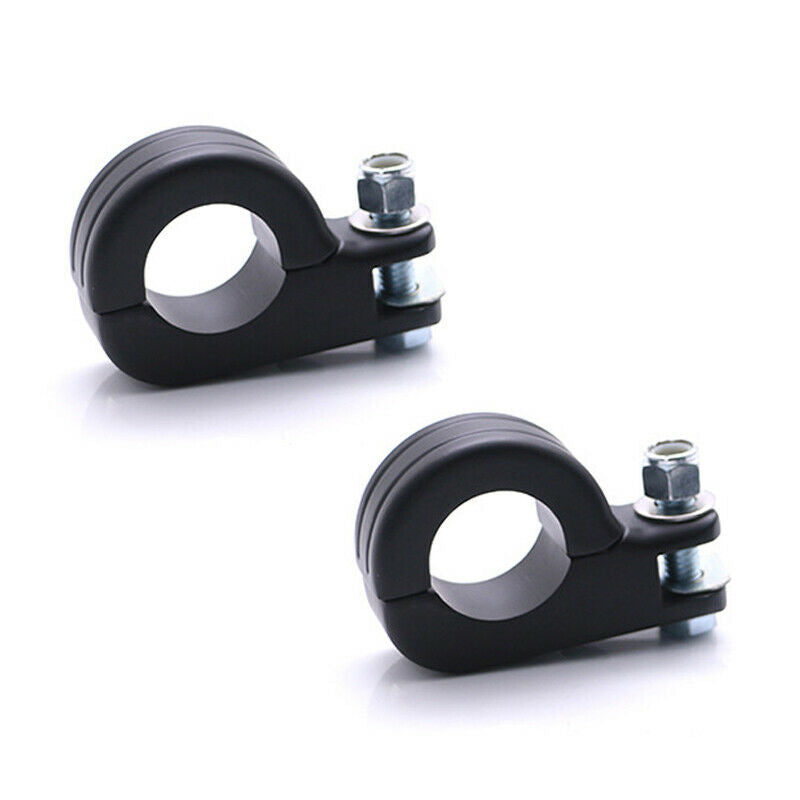 Motorcycle 1 1/4" 32mm Engine Crash Highway Bars Footpeg P-Clamp Mounting kits