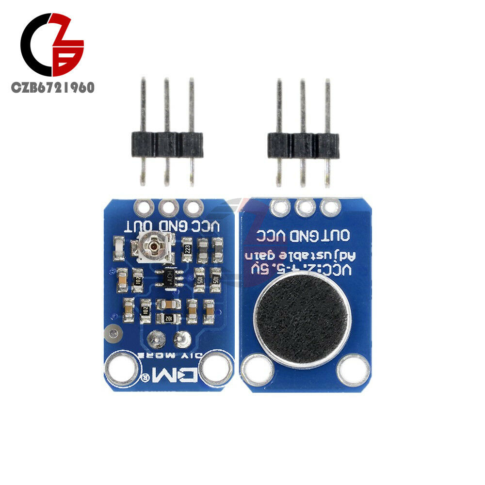 Electret Microphone Amplifier MAX4466 With Adjustable Gain For Arduino