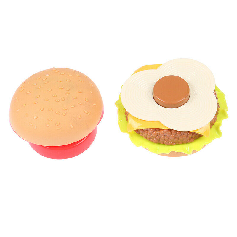 1Pc Simulation Hamburger Pretend Play Display Mold Assembled Food Educati.l8
