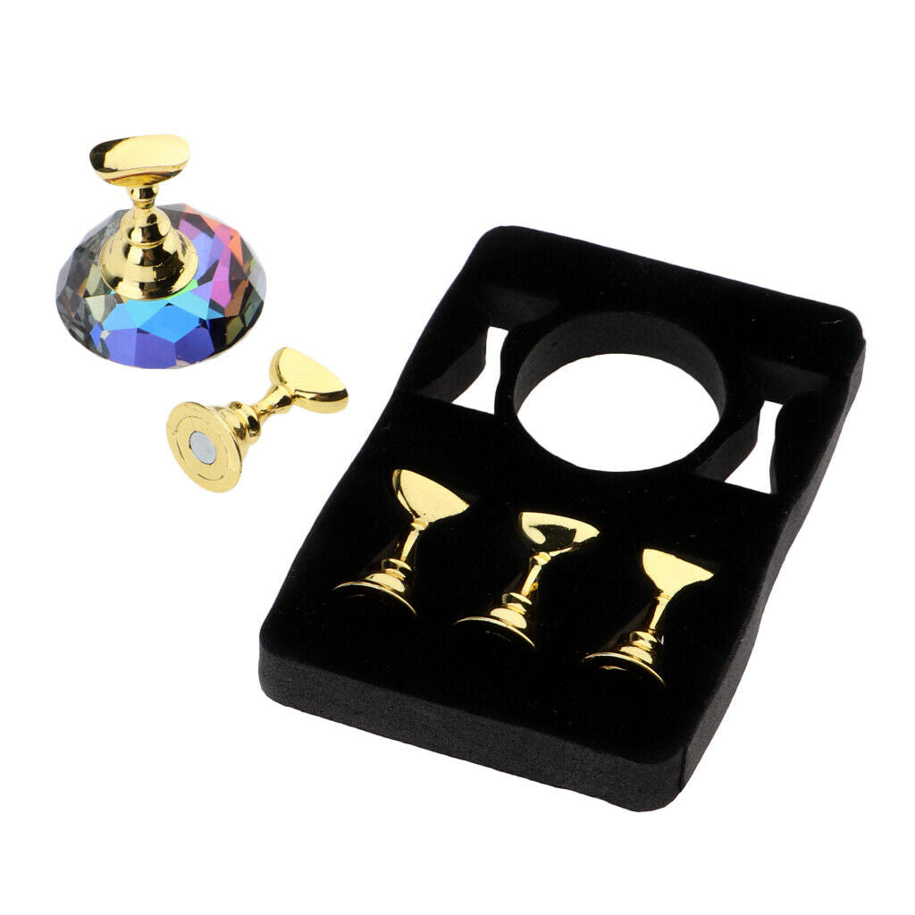 15pcs Nail Tip Holder Stand Nail Art Display Stand for Art DIY Practice