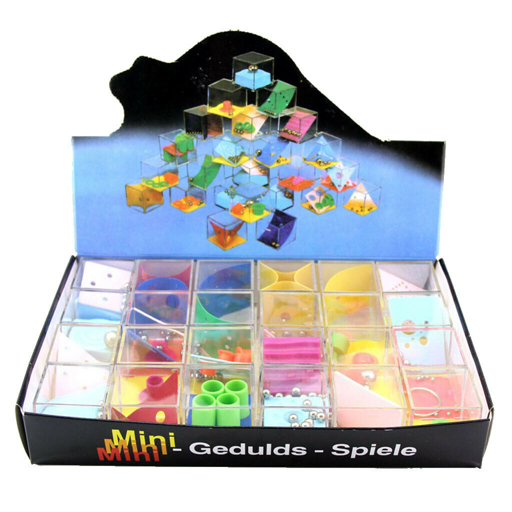 24pcs Childrens Party Favours Toys Bead Maze Puzzle Games Developmental Toys