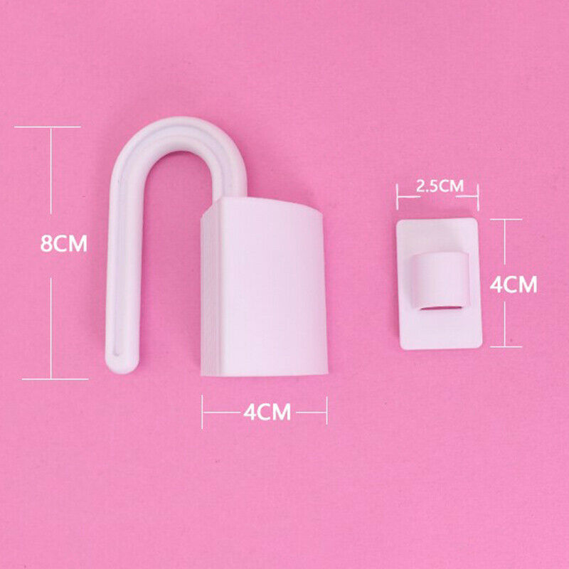 2pairs Baby Safety Lock Baby Kids Safety Door Stopper Baby Proof Childr.l8