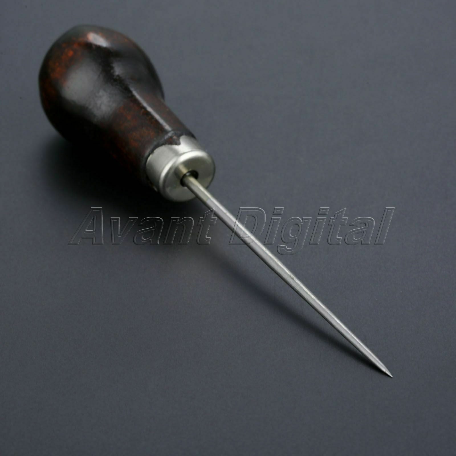 120mm Sewing Awls Leather Stitching Repair Tool 2Pcs Single Gourd Handle Pricker