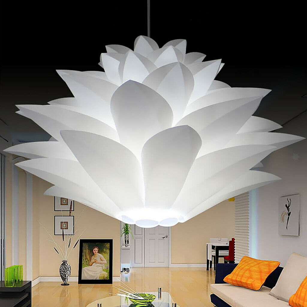 Lotus shaped hanging lamp pendant light DIY lamp accessory for E27
