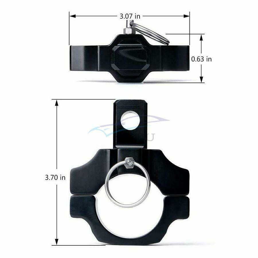 1x Universal UTV ATV Whip Light Flag Bar Lights Spot Lightbars Mounting Bracket