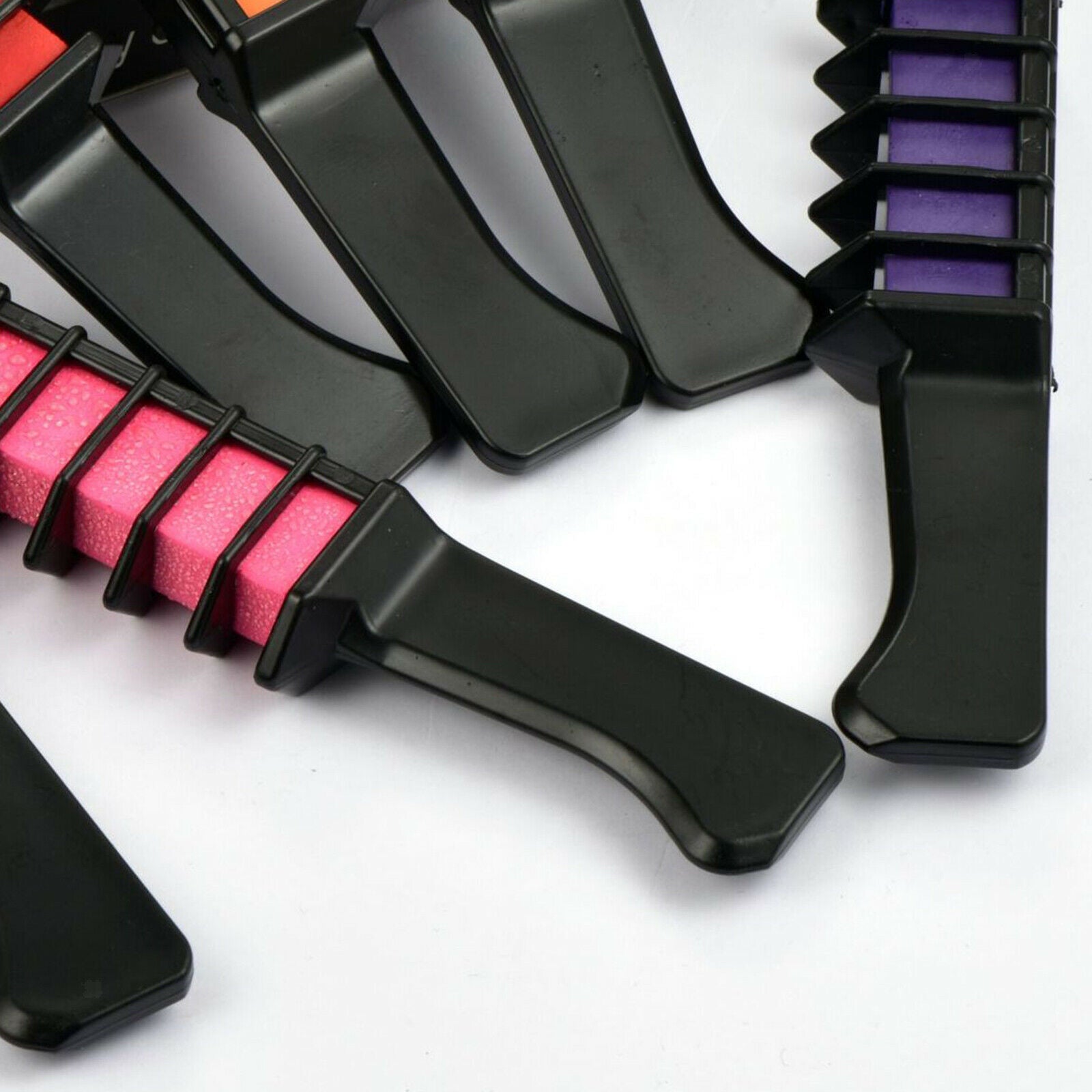 Hair Chalk Comb Temporary Bright Color Dye for Girls Adults, 6 Colors
