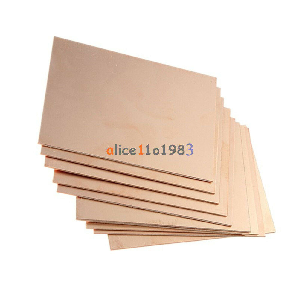 70x100x1.5mm PCB Single Side Copper Clad Plate DIY Laminate 7x10cm Circuit Board