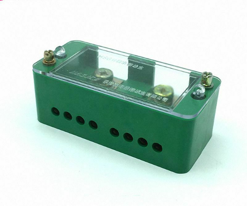 2 Input 8 Out Terminal Block Bus Bar Box Wire diameter 0.75 to 10 Square mm