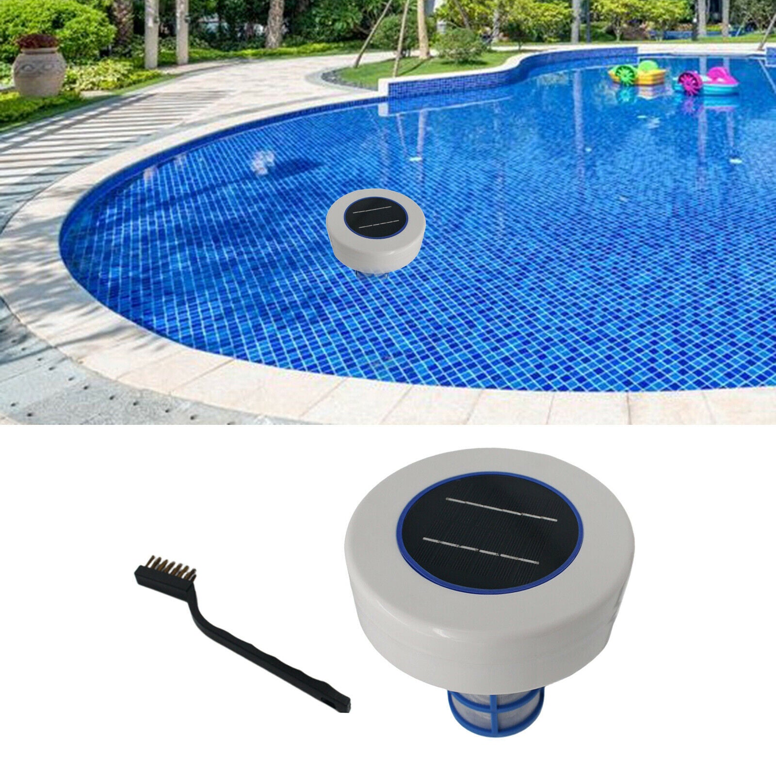 Solar Pool Ionizer Water Purifier Kill Algae in Pool Keeps Pool Cleaner