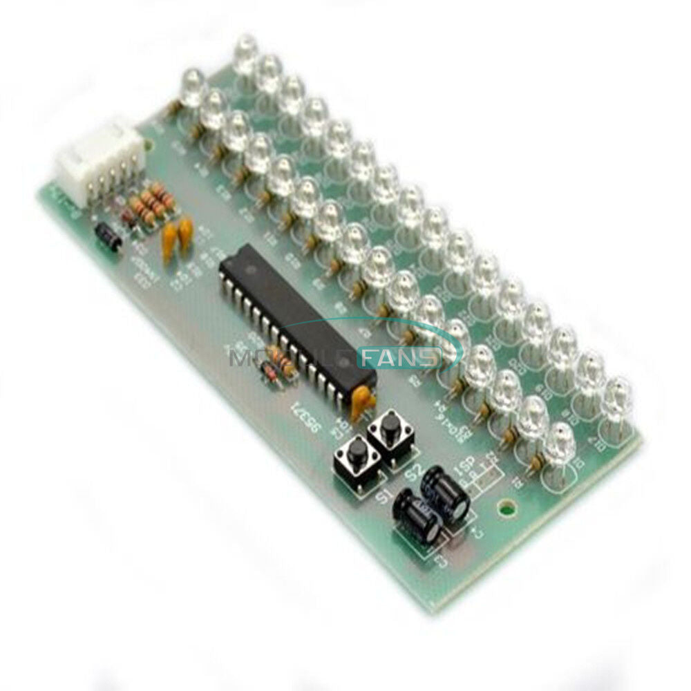Adjustable Display Pattern  VU Meter Level Indicator 16 LED Dual Channel Green