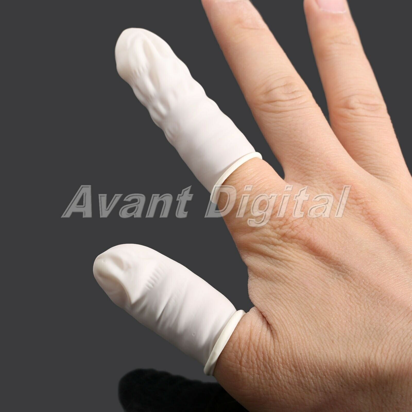 Makeup Nail Art Latex Fingertips Protective Rubber Gloves 100pcs Finger Cots