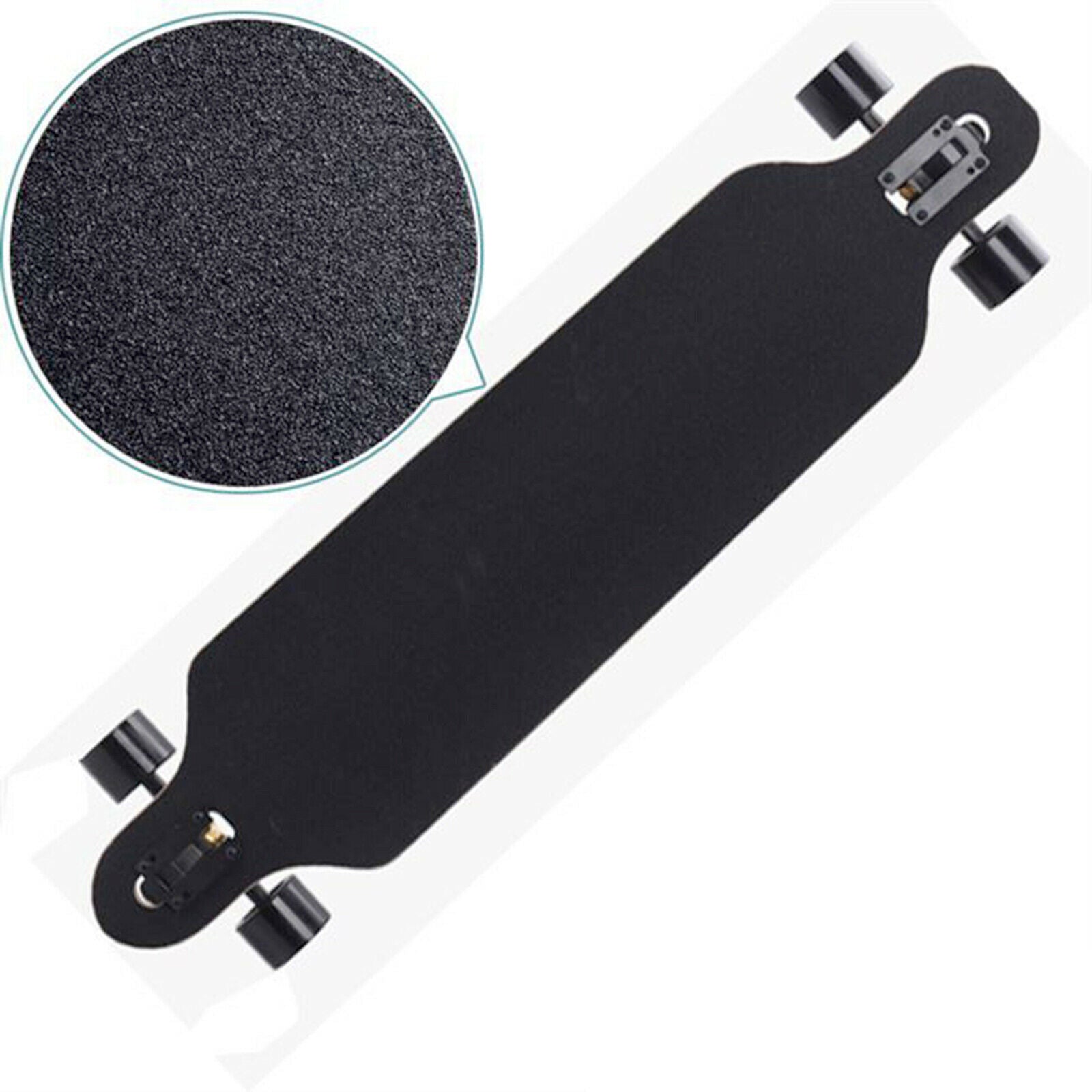 Durable Skateboard Grip Tape Steps Sandpaper Skating Board Sheet Black