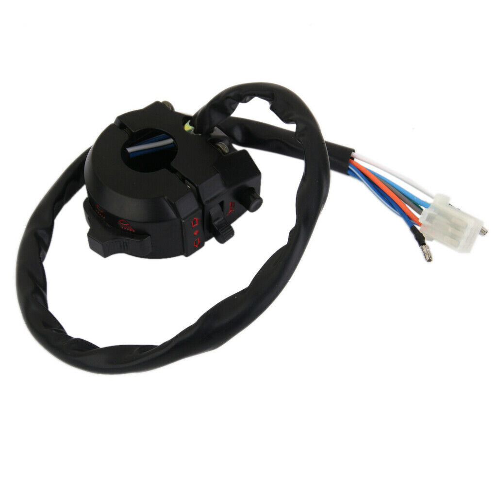 Universal Handlebar Left Side Control Switch ON-OFF Button for 7/8inch
