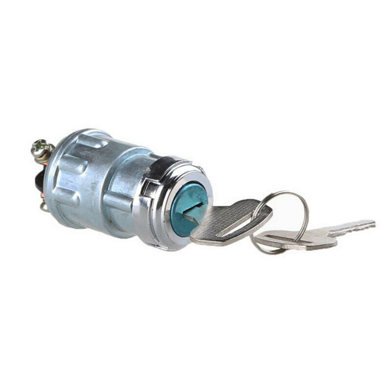 Universal Replacement Ignition Switch Lock Cylinder With 2 Keys For Car Auto Ad