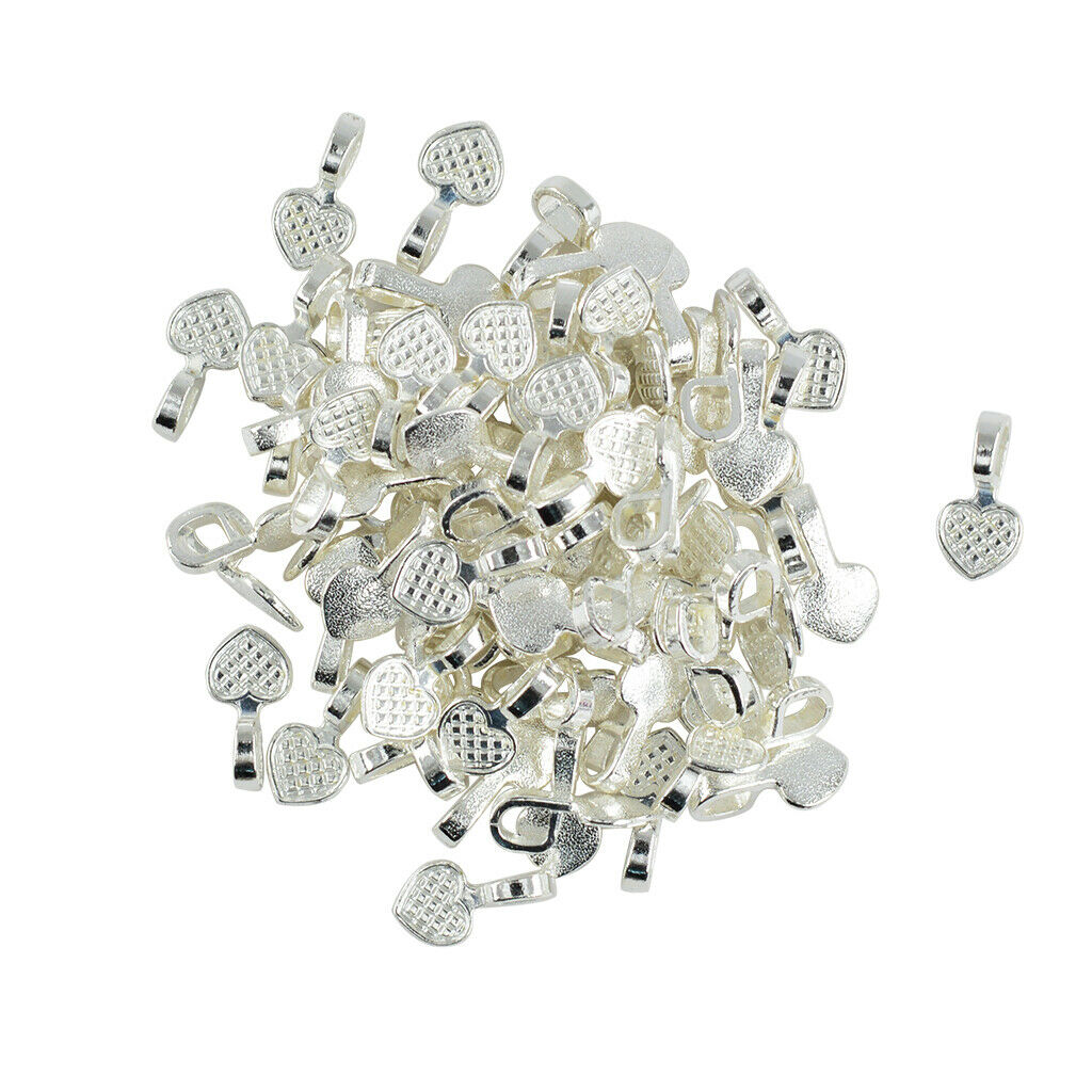 100pcs Pendants Blanks DIY Necklace Setting Base Jewelry Making Findings