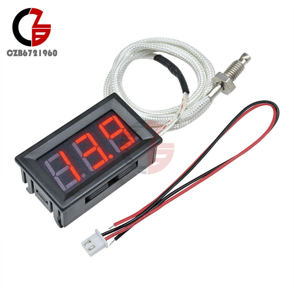 XH-B310 Red Digital Diaplay Thermometer K-type M6 Thermocouple Tester 30°C-800°C