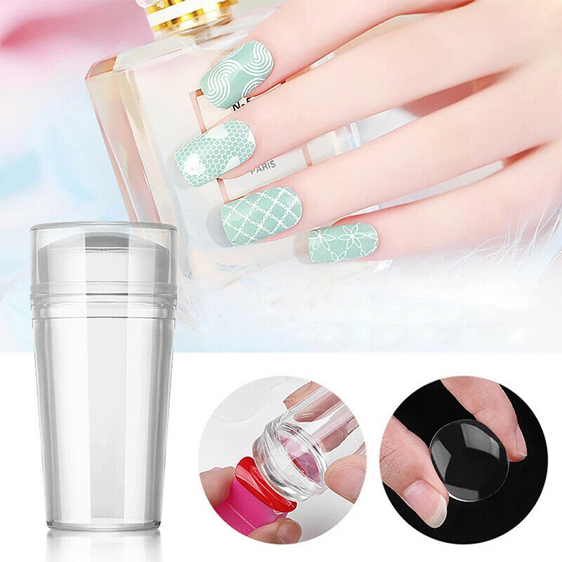 Copy of Nail Print Template Set French Mnicure Nail Stamper Scraper Set Silic JD
