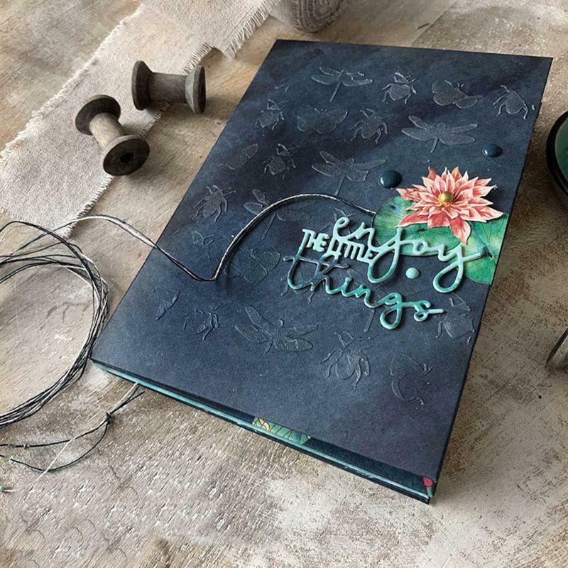 Enjoy the Time Things Metal Cutting Dies Stencil Scrapbooking DIY Album cards