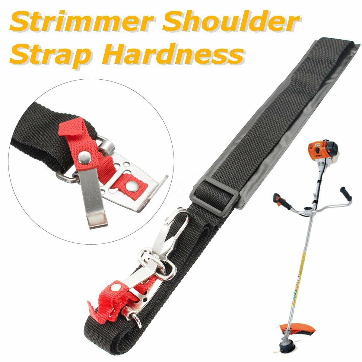 Unviersal Single Shoulder Padded Harness Strap for Brush Cutter Trimmer Stihl ï¼