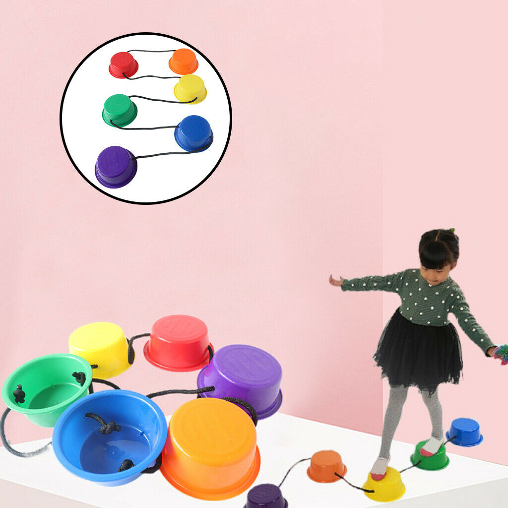 Kids Stepping Stones Obstacle Educational Balance Blocks Game Ages 4-6