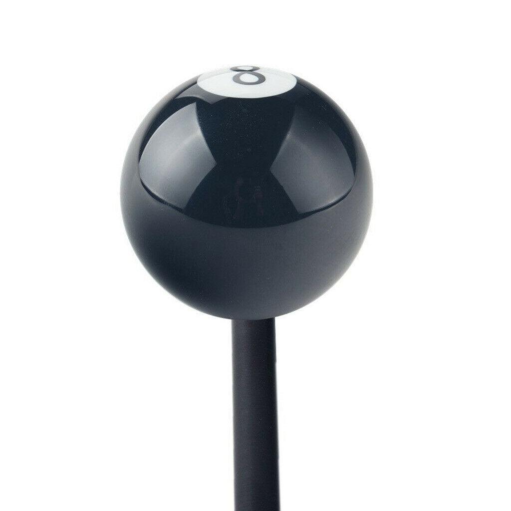 Universal 8 Billiard Round Car M12X1.25 Gear Shift Knob with M10x1.25 Nut