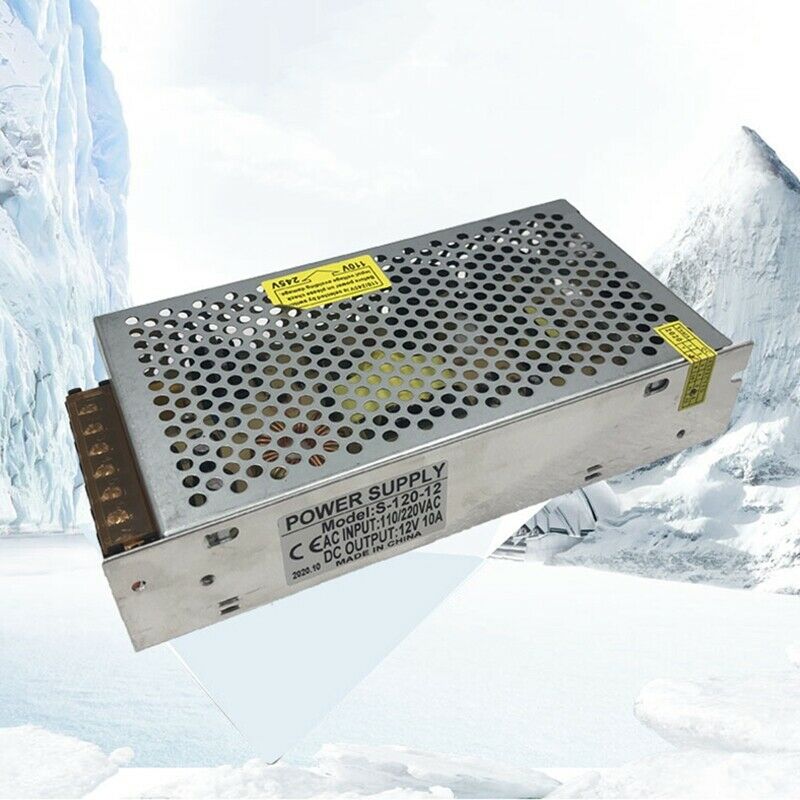 12V 10A LED Switch Transformer Power Supply 220V to 12V 120W LED Strip Switch W8