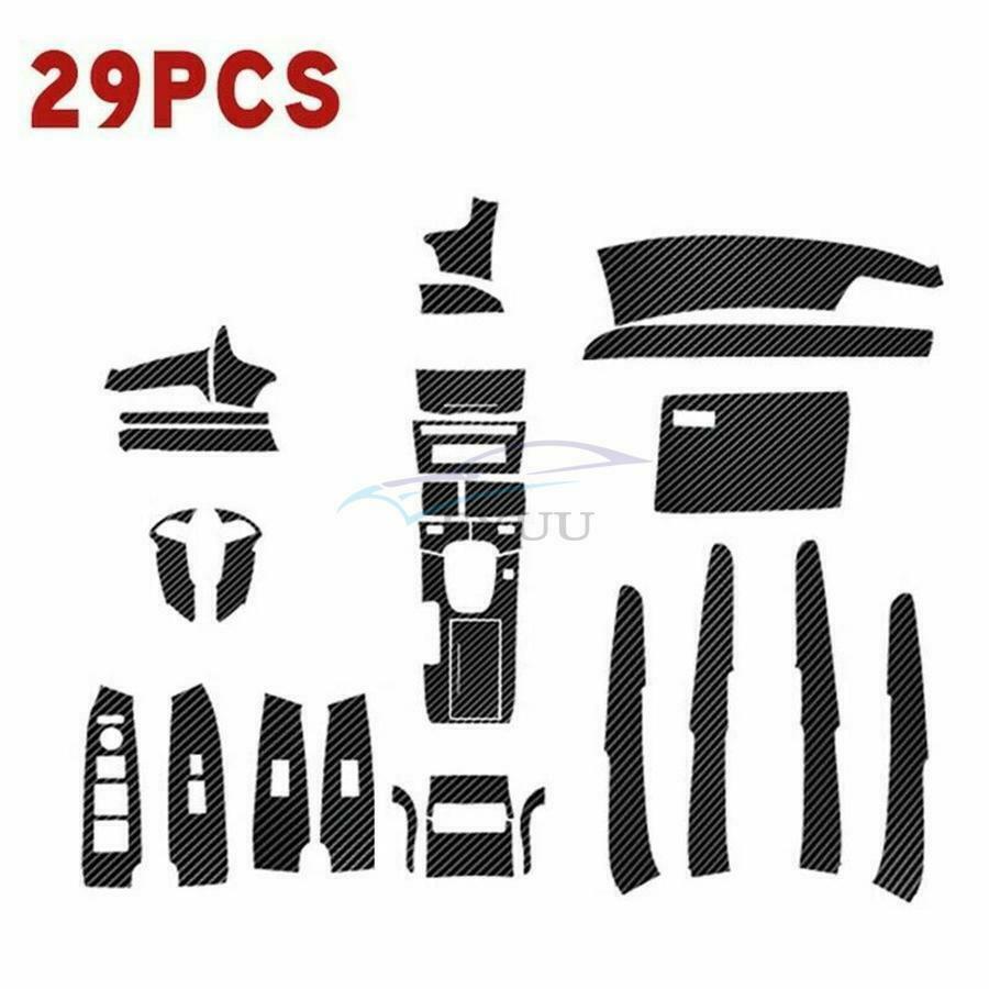 For Accord 08-12 Carbon Fiber Style Car Interior Decorative Stickers Trim Covers