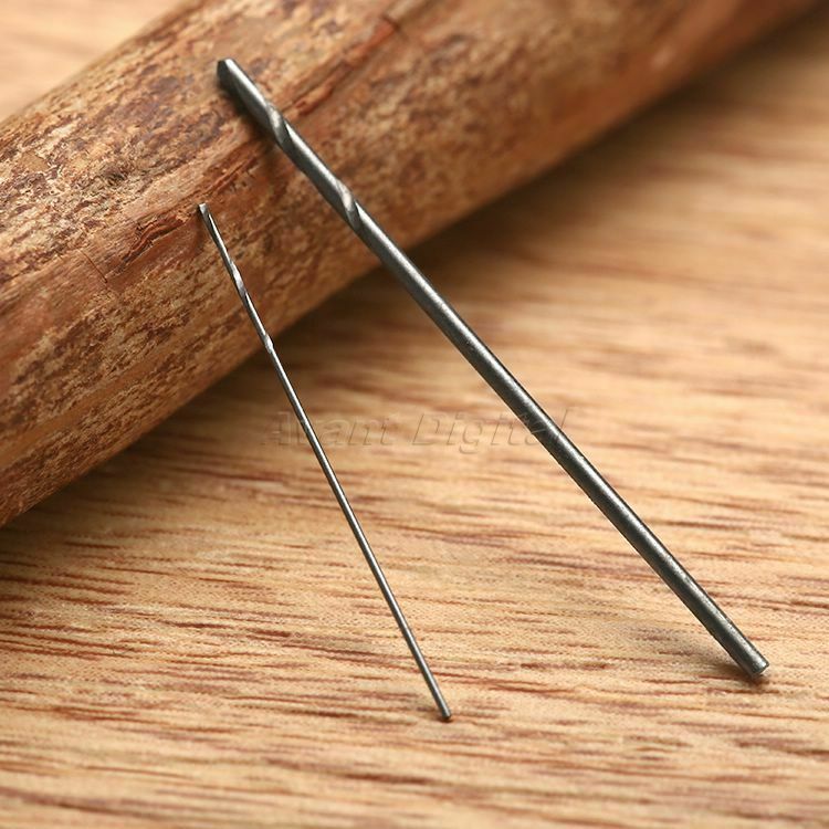 20PC Micro HSS Mini Drill & Archimedes Twist Drill Bits Jewelers Watch Maker