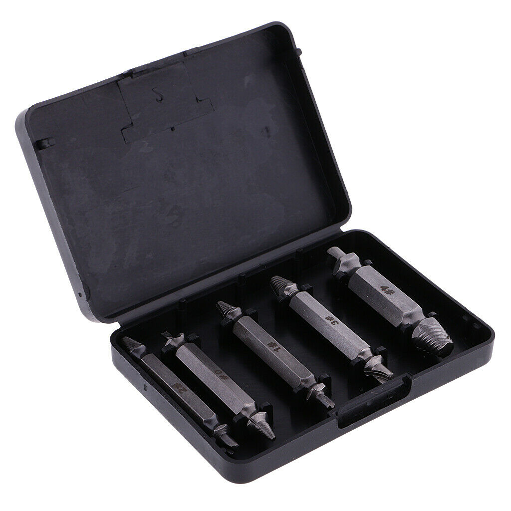 Remover 5PCS  Set Damaged Screw Extractor  Bits Guide Drill
