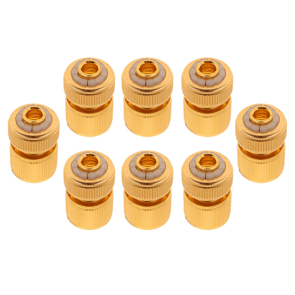 8Pcs 1/2'' Female Quick Connector Fitting for Watering Hose Tap Auto Stop