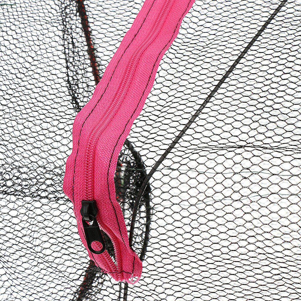 Portable Foldable Fishing Trap Cast Net Crab   Minnow Gear Trap Black