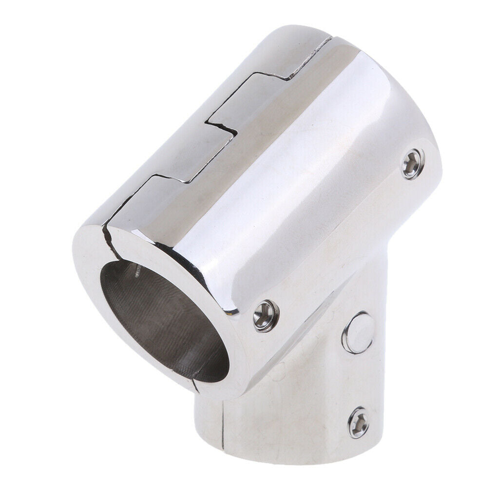 Stainless steel boat handrail 1 inch boat handrail tee 60 degree hand rails