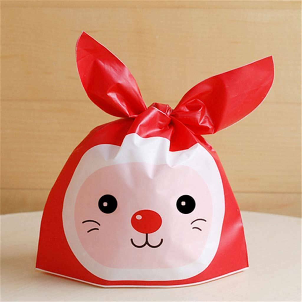 50 Pieces Cute Rabbit Gift Treat Bags Baby Shower Kids Party Christmas Favor Bag