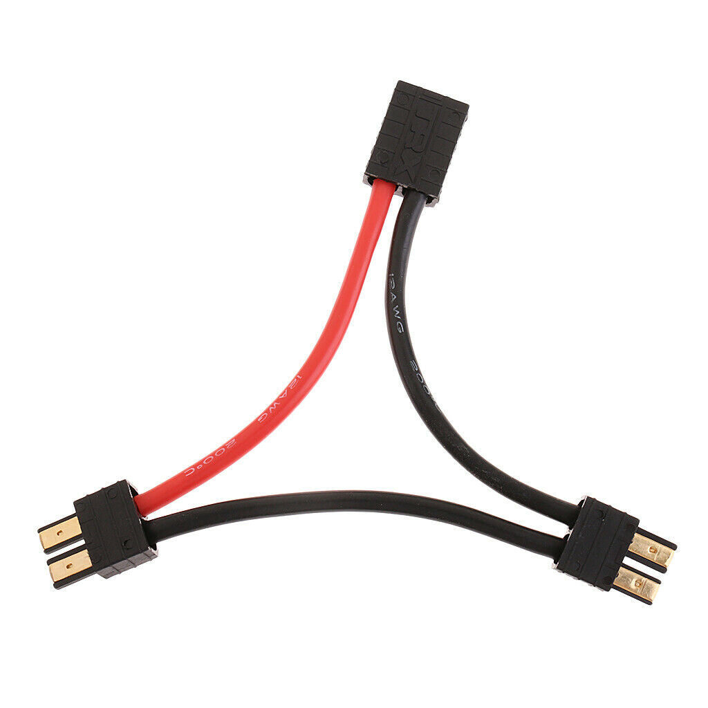 2 Male 1 Female Connector Lipo Battery Adapter Wire Harness for  Car