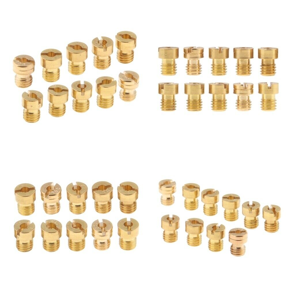 Set of 40 Carburetor Main Jet Parts Kit 108 115 116 118 124 for PWK FCR 8mm