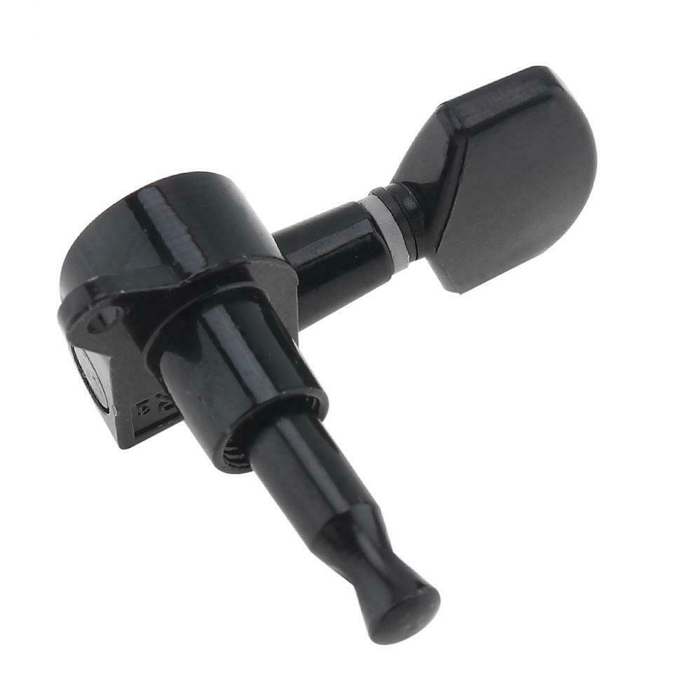 6pcs Black Guitar Tuning Pegs Tuner Square Head All Closed Machine Head 41 42